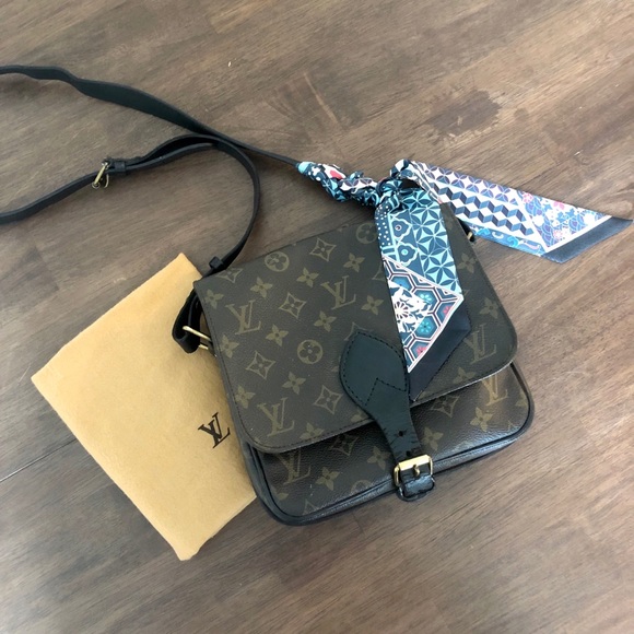 Louis Vuitton Handbags - Louis Vuitton Cartouchiere Crossbody Dyed Black